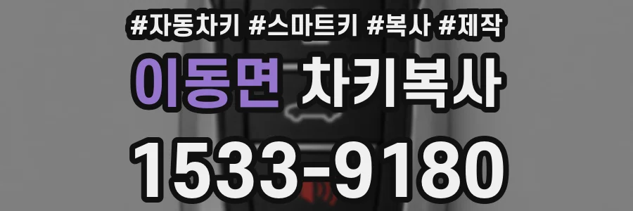이동면 차키복사