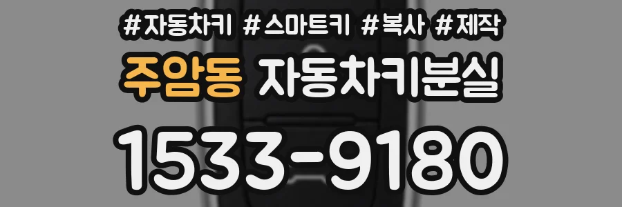 주암동 자동차키분실