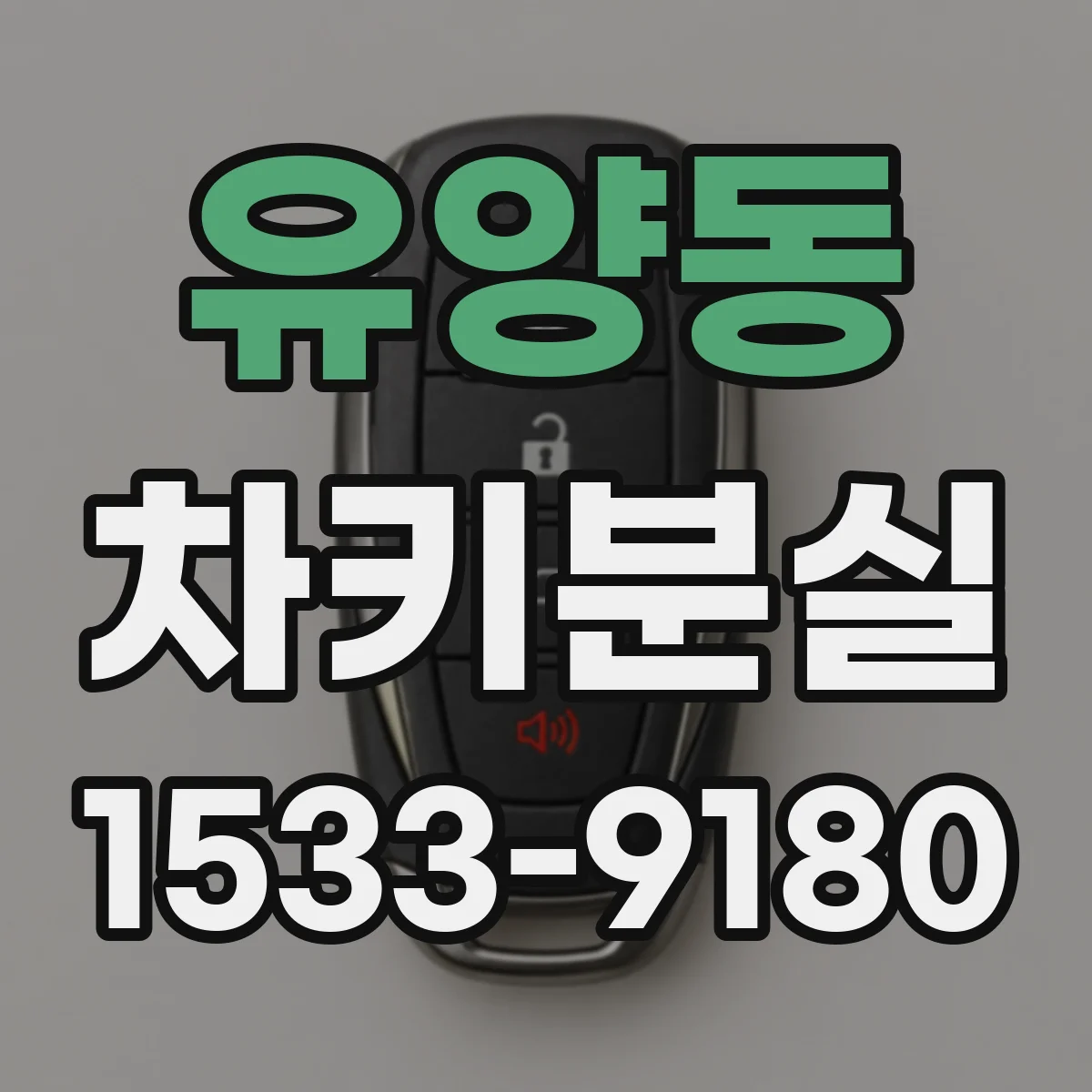 유양동 차키분실
