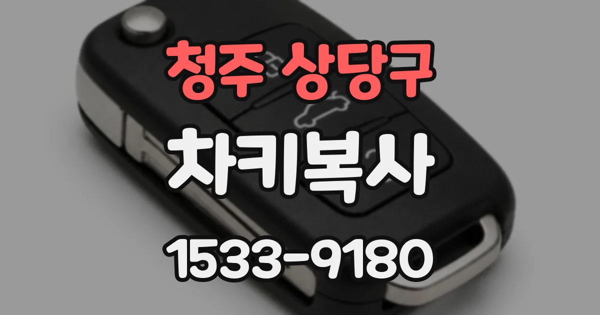 청주 상당구 차키복사
