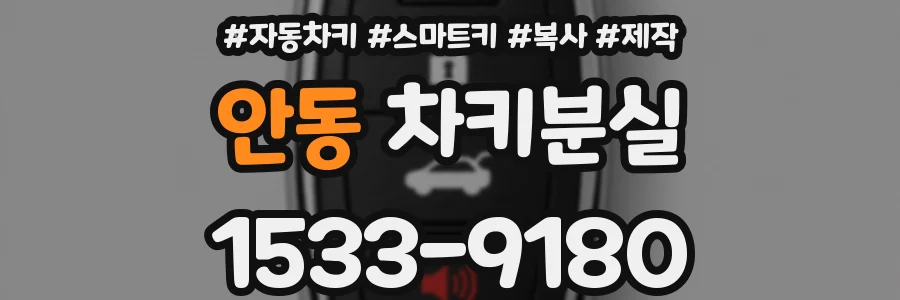 안동 차키분실