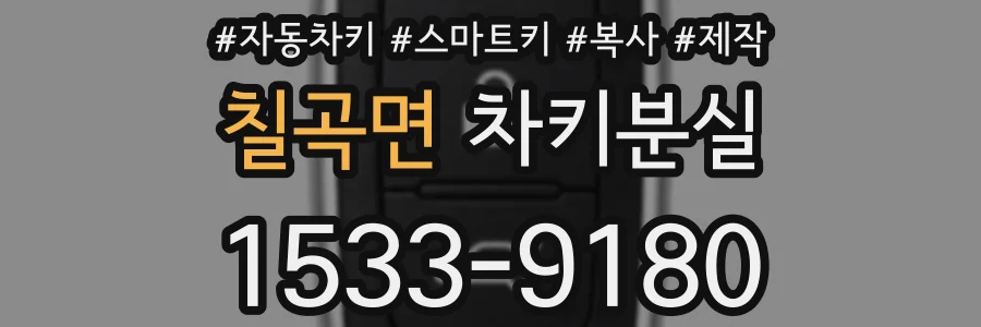 칠곡면 차키분실