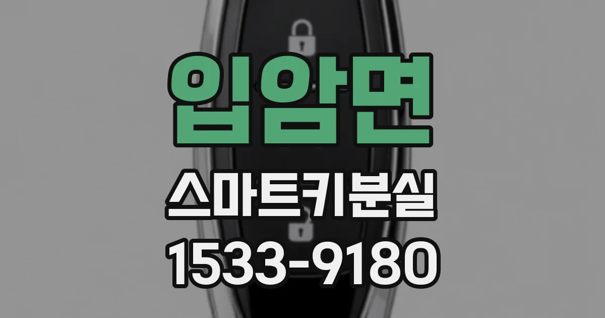입암면 스마트키분실