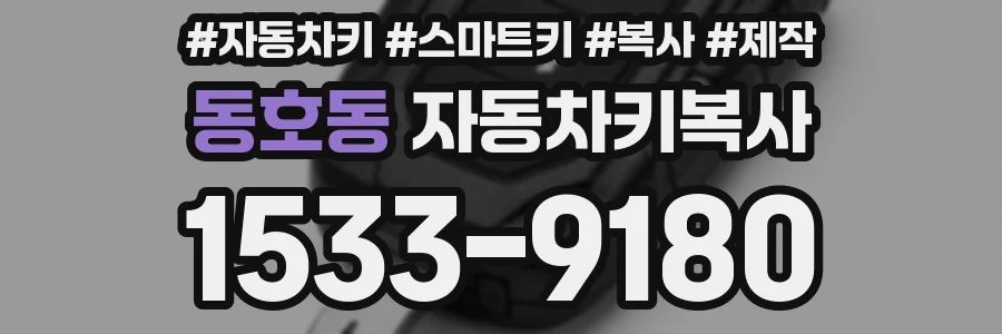 동호동 자동차키복사