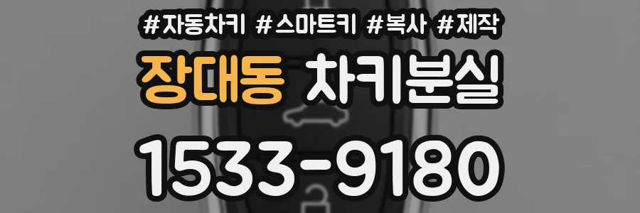 장대동 차키분실