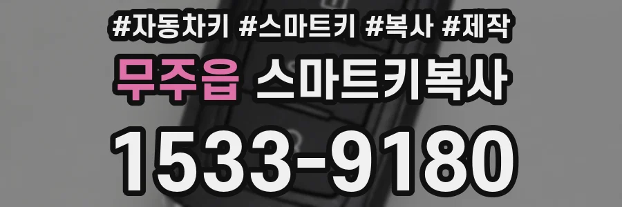 무주읍 스마트키복사