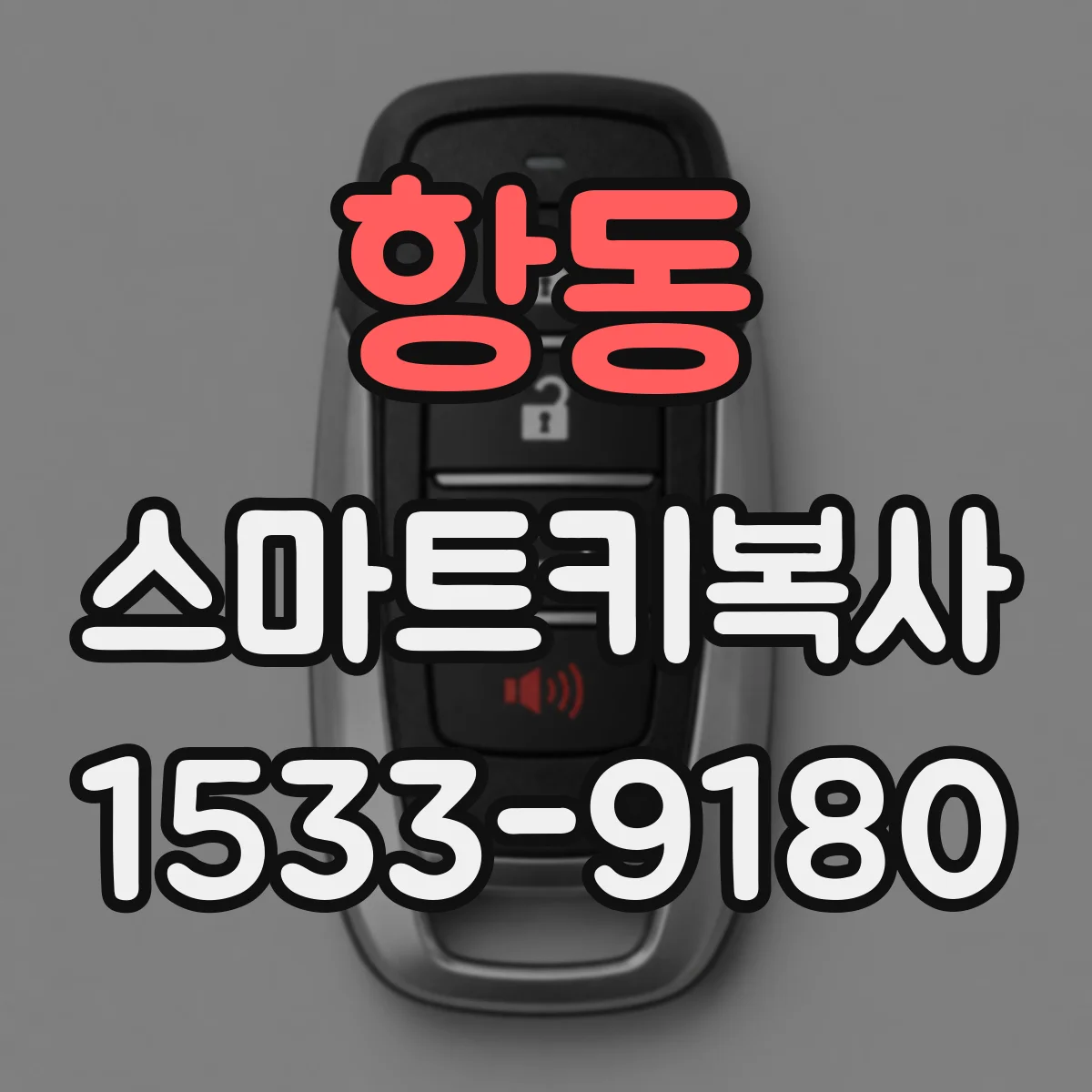 항동 스마트키복사