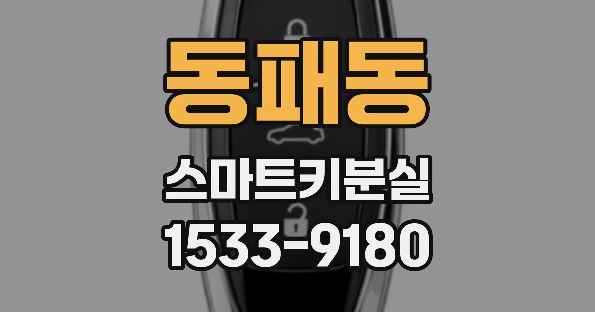 동패동 스마트키분실