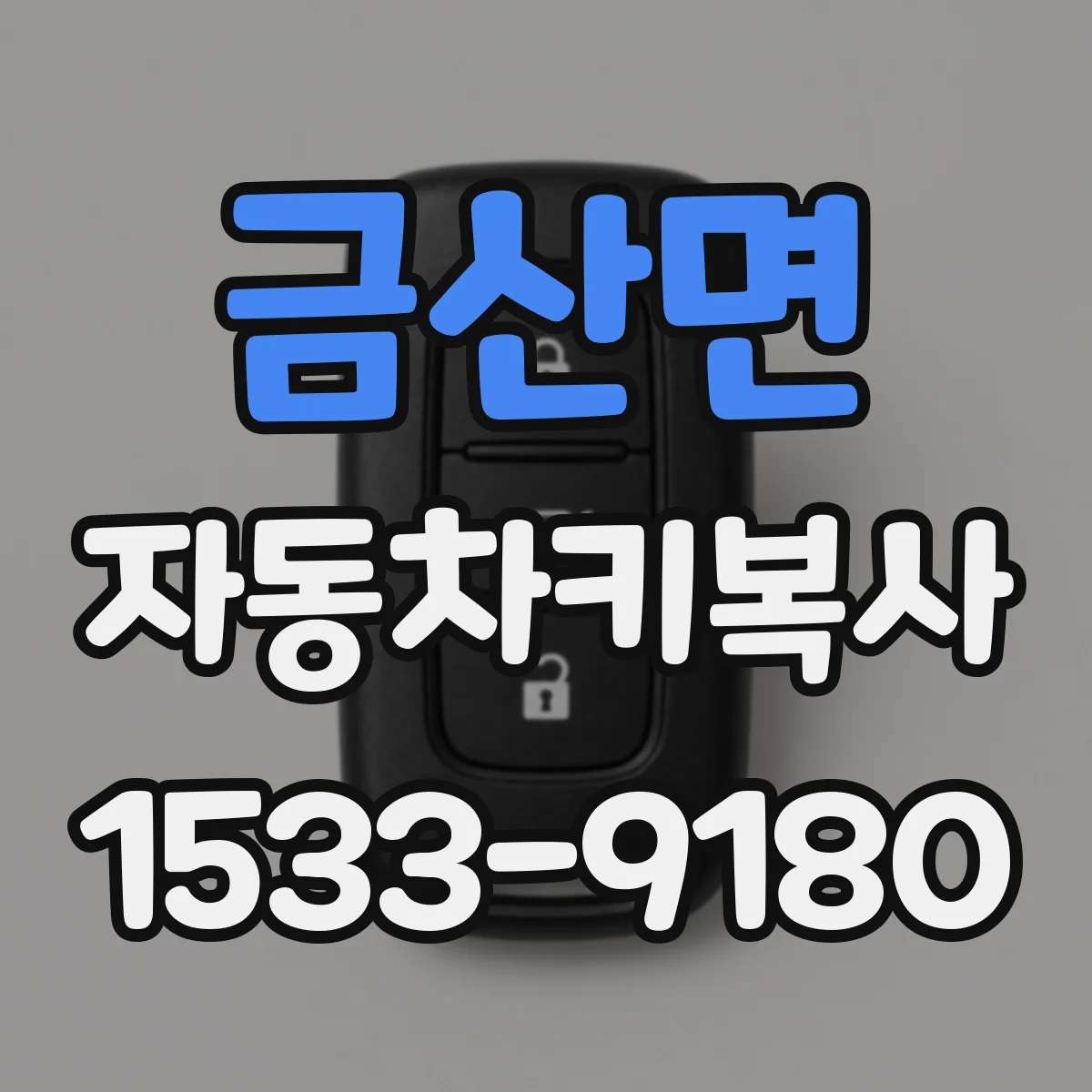 금산면 자동차키복사