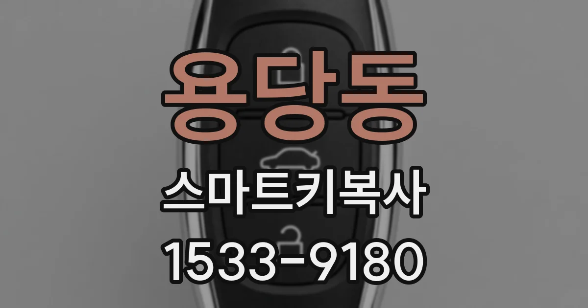 용당동 스마트키복사
