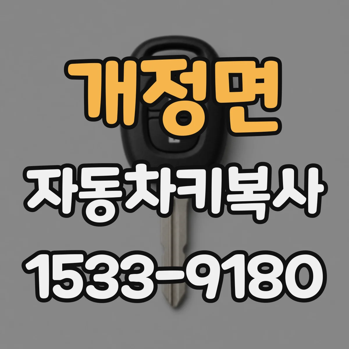 개정면 자동차키복사