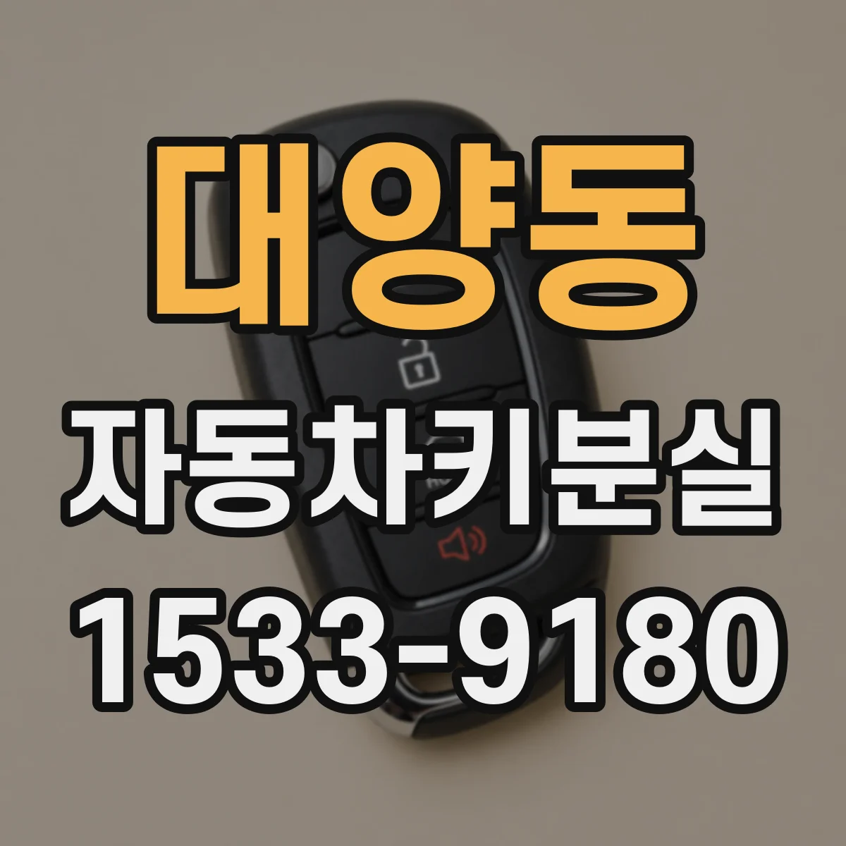 대양동 자동차키분실
