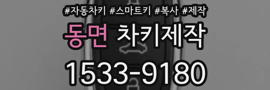 동면 차키제작