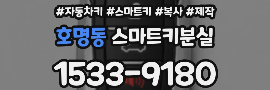 호명동 스마트키분실