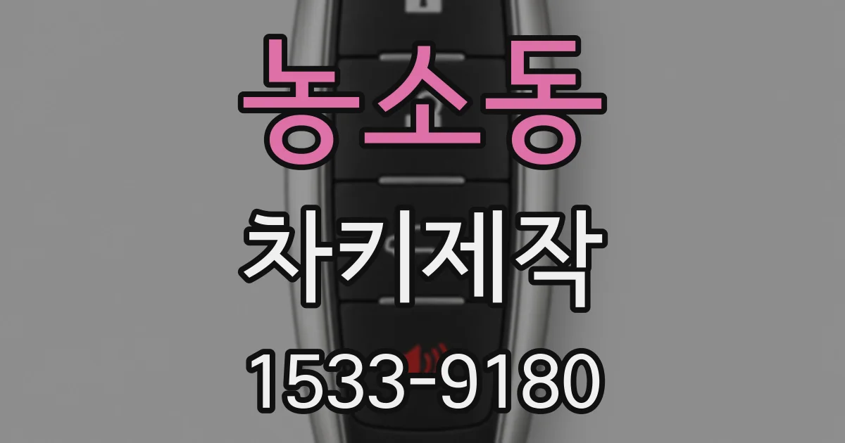 농소동 차키제작