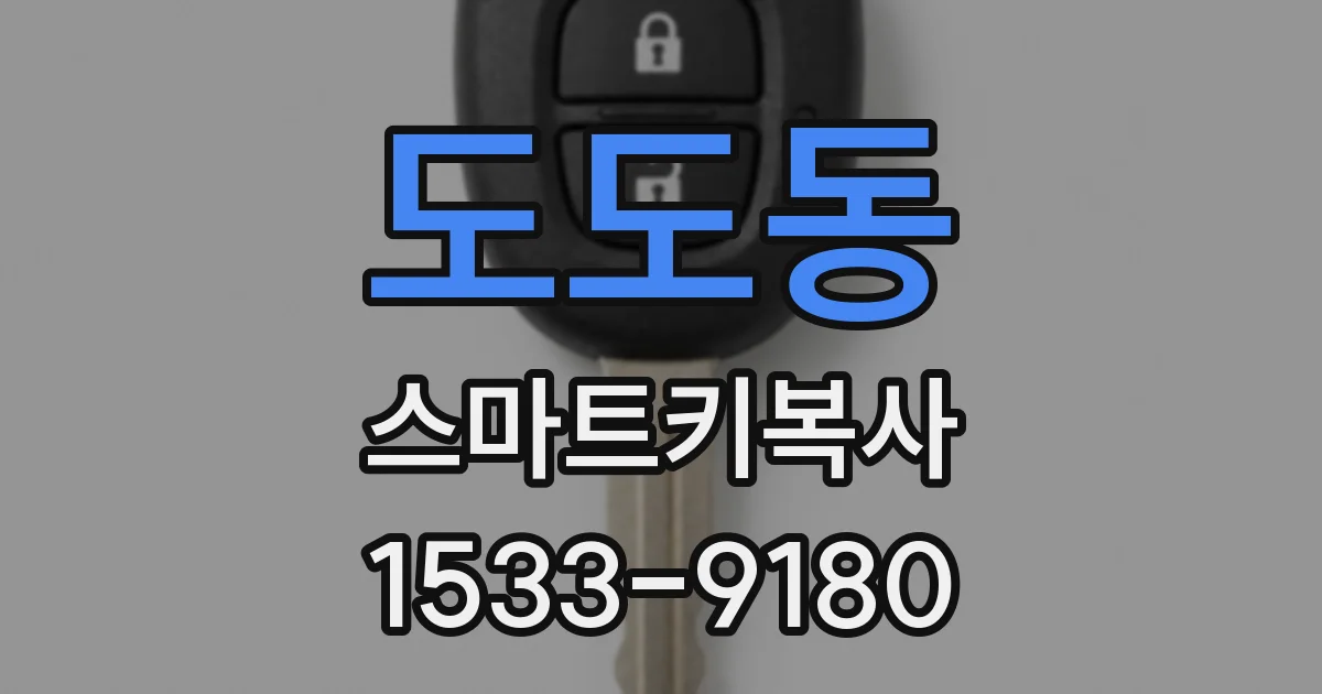 도도동 스마트키복사