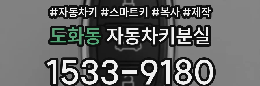 도화동 자동차키분실