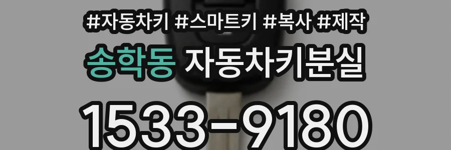 송학동 자동차키분실