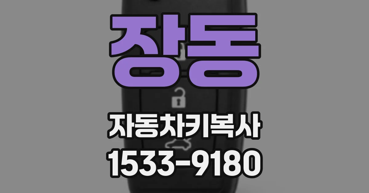 장동 자동차키복사