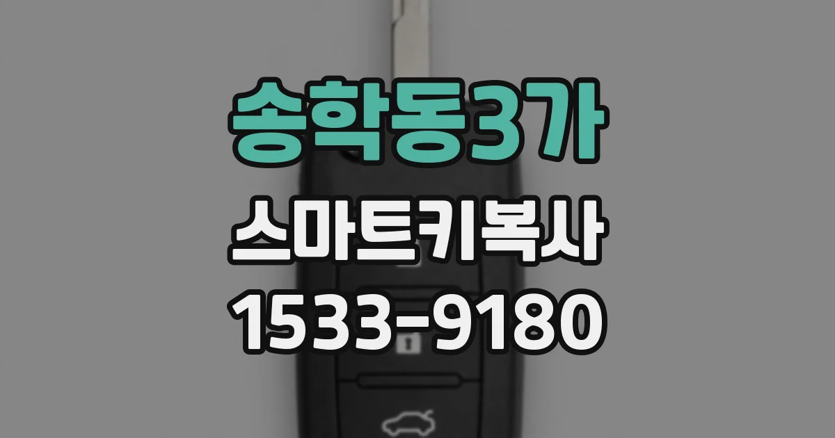송학동3가 스마트키복사