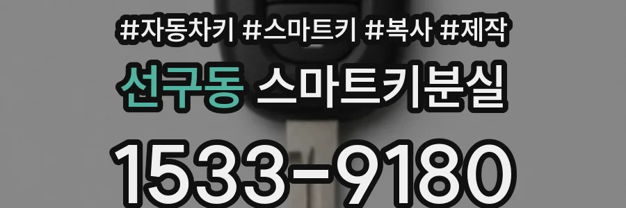 선구동 스마트키분실