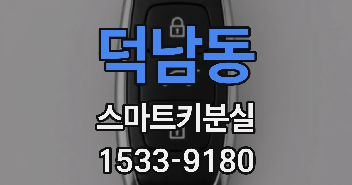 덕남동 스마트키분실