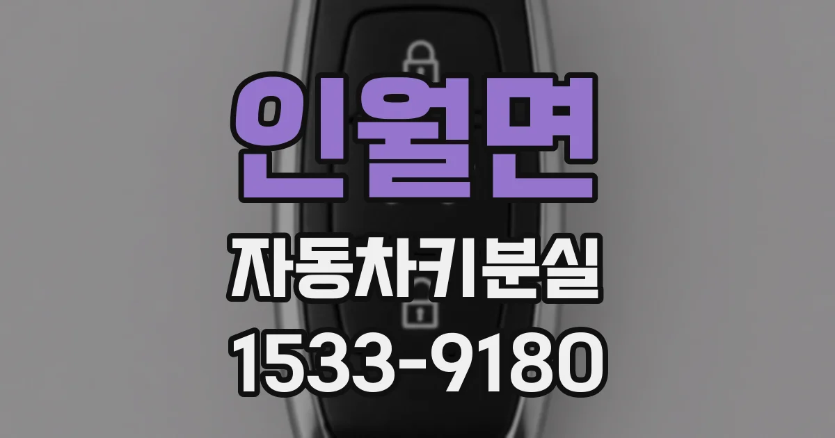 인월면 자동차키분실