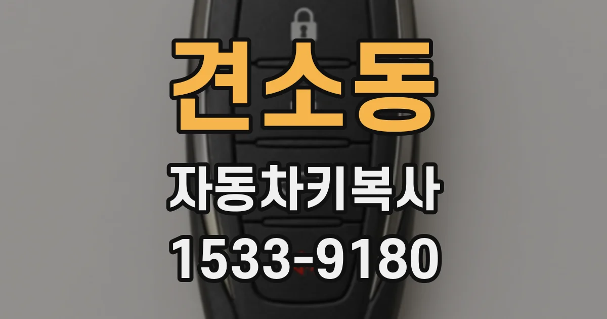 견소동 자동차키복사