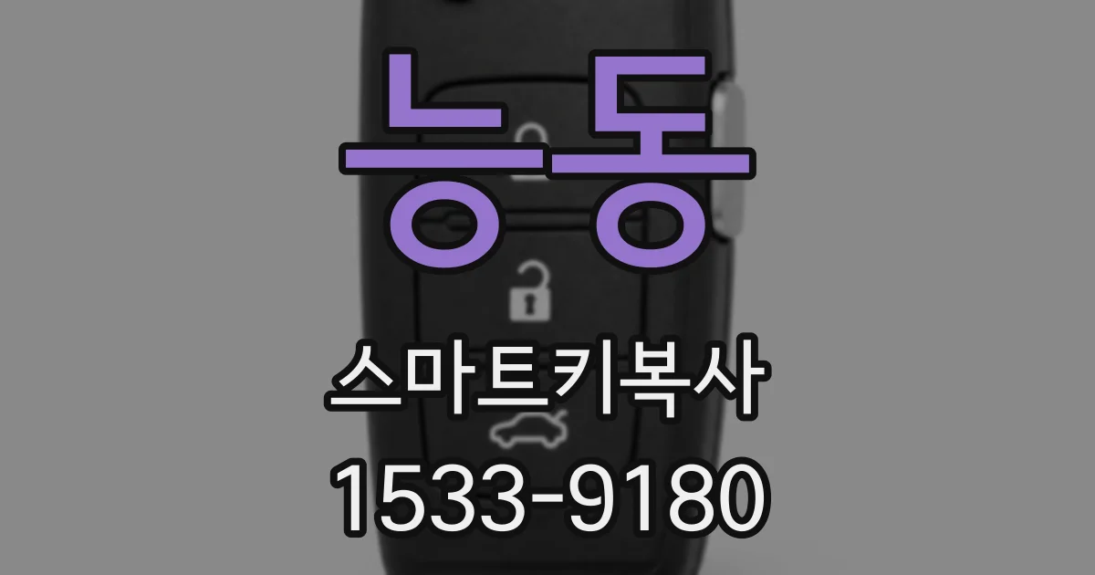 능동 스마트키복사