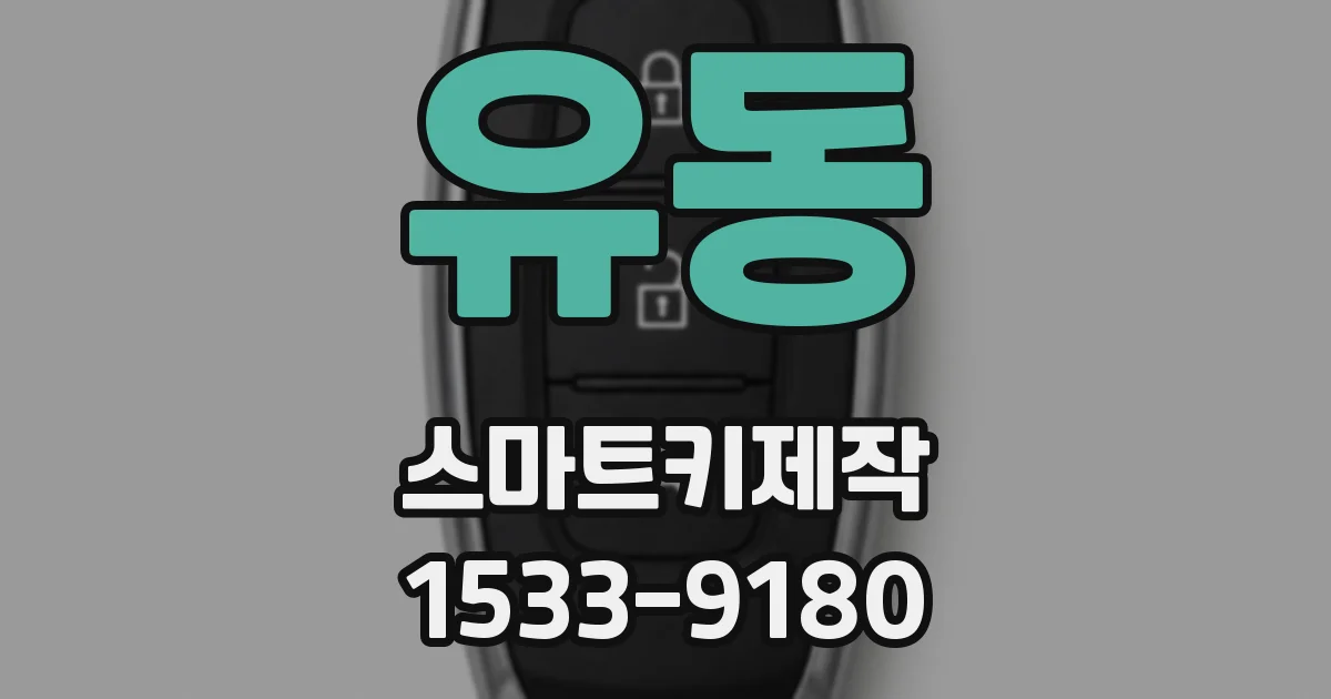 유동 스마트키제작