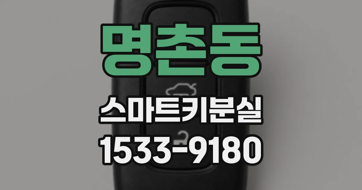 명촌동 스마트키분실