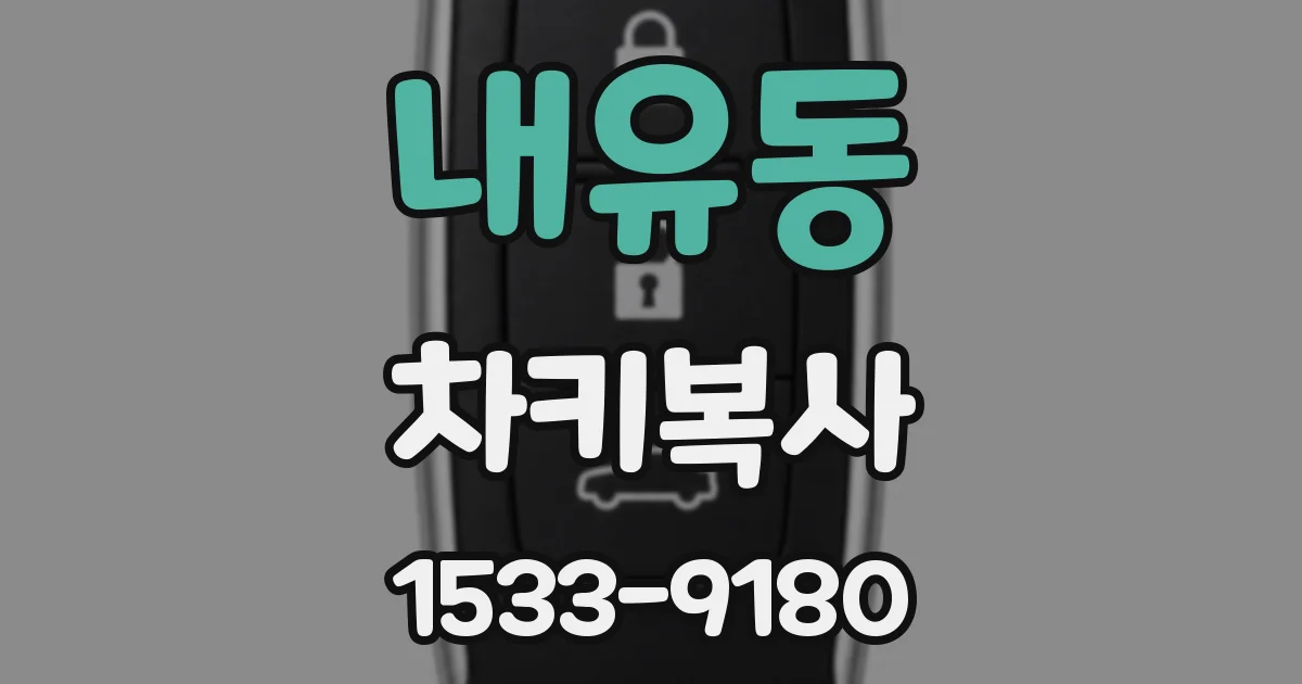 내유동 차키복사