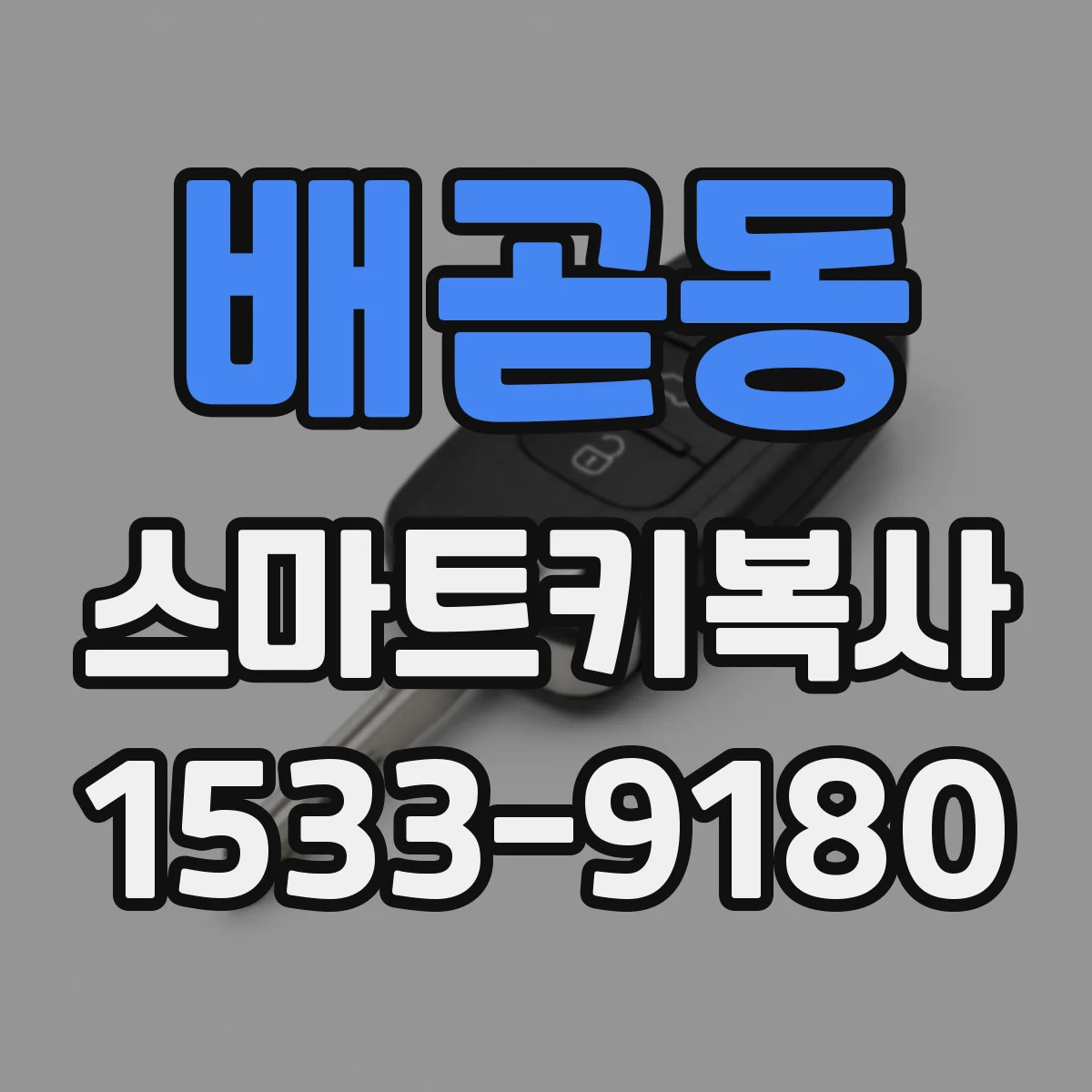 배곧동 스마트키복사