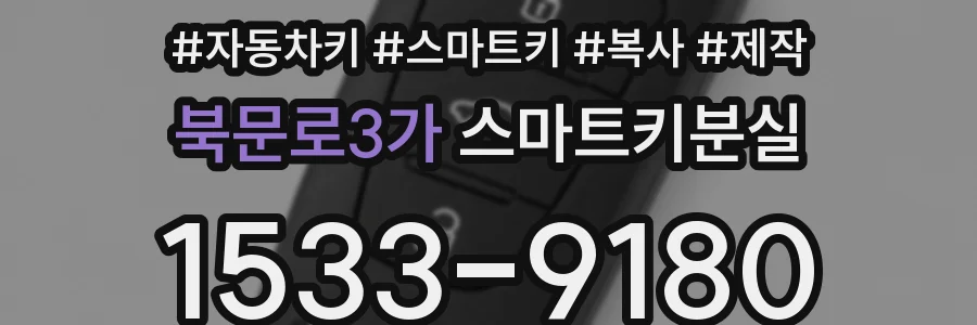 북문로3가 스마트키분실