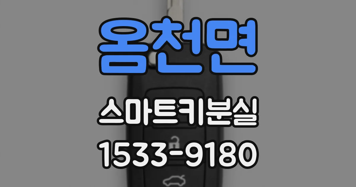 옴천면 스마트키분실
