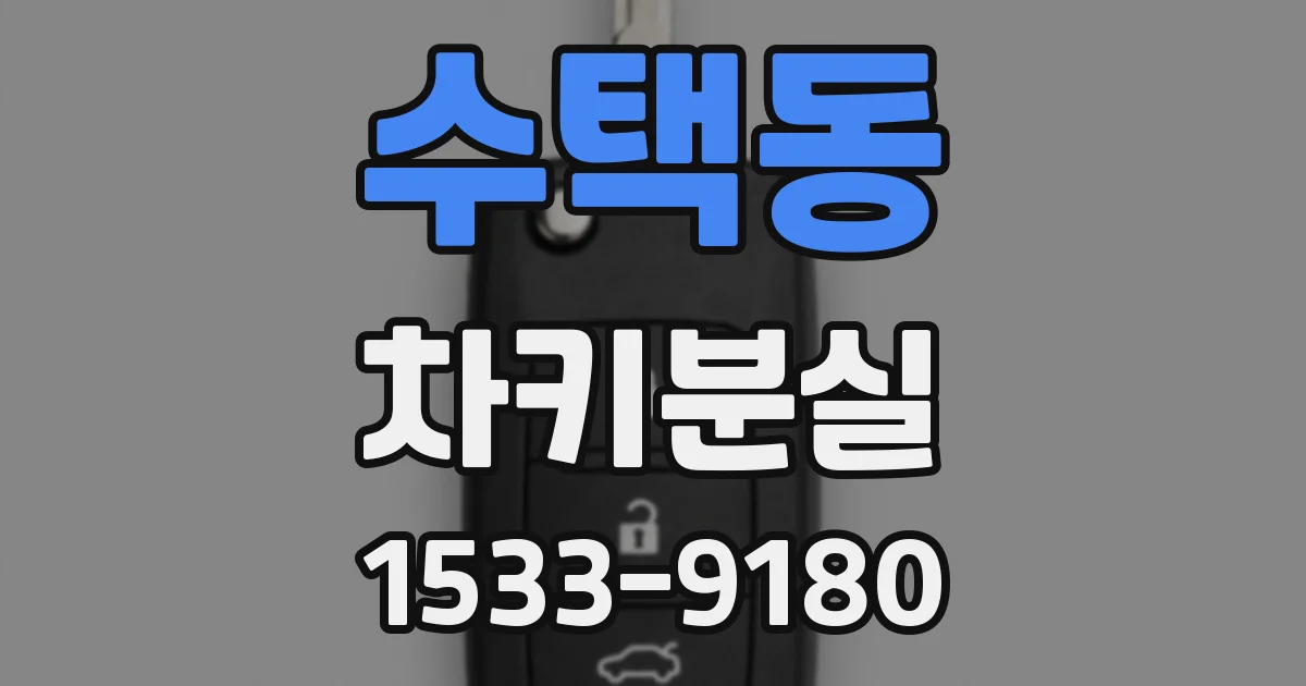 수택동 차키분실