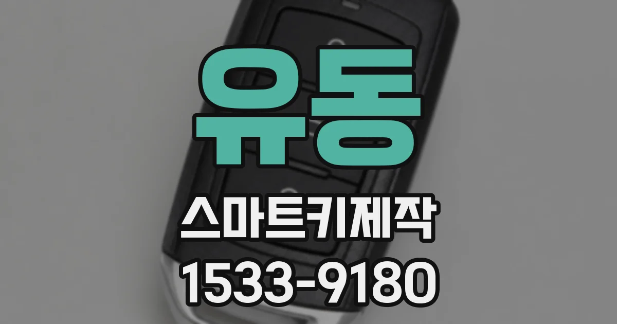 유동 스마트키제작
