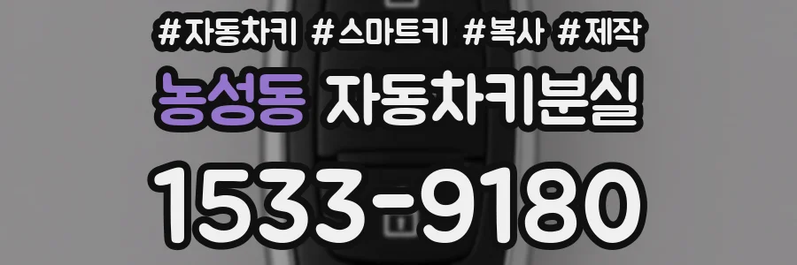 농성동 자동차키분실