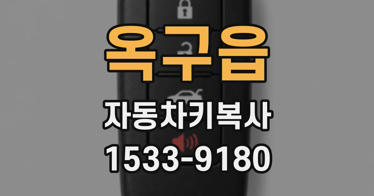 옥구읍 자동차키복사