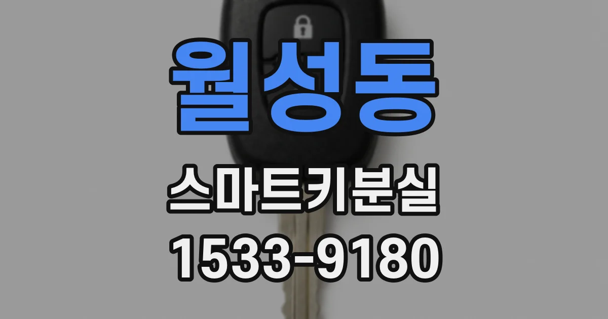 월성동 스마트키분실