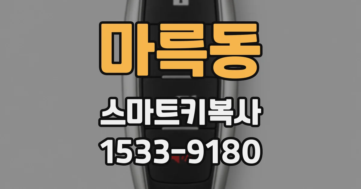 마륵동 스마트키복사