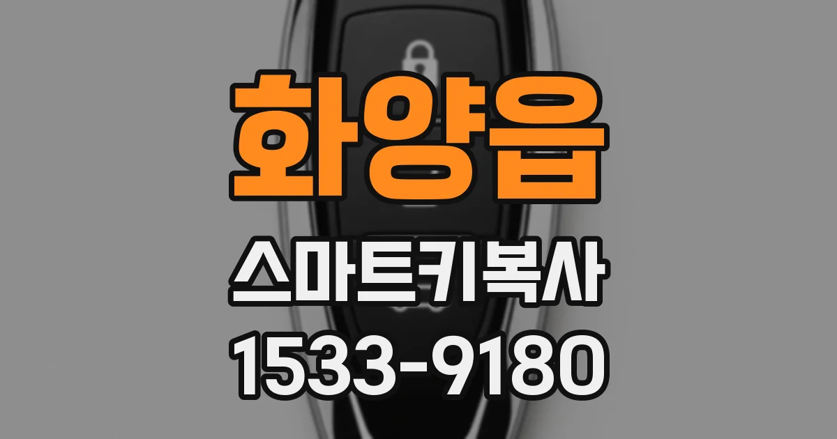 화양읍 스마트키복사