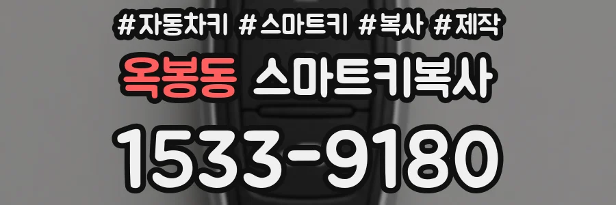 옥봉동 스마트키복사