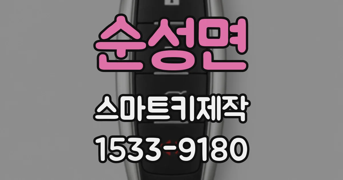 순성면 스마트키제작