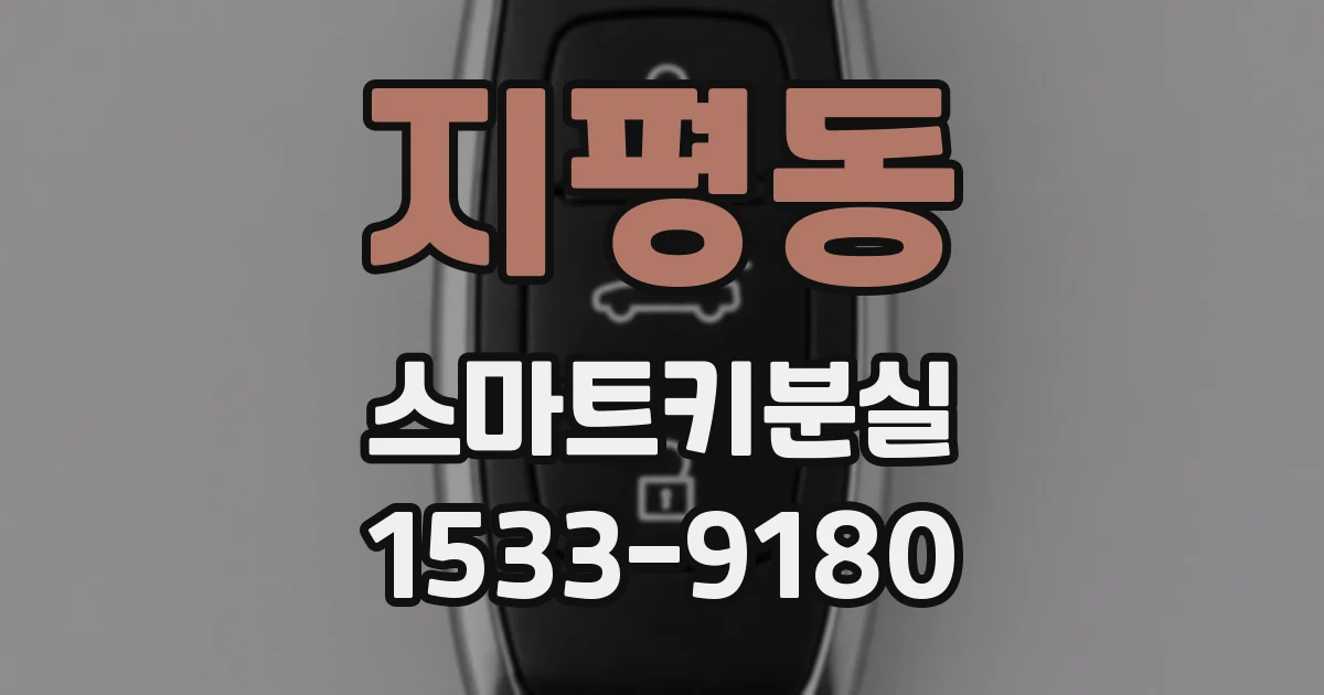 지평동 스마트키분실