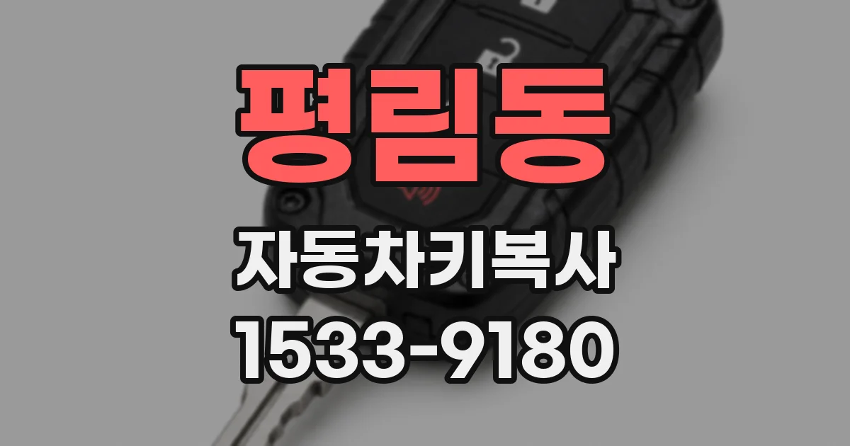 평림동 자동차키복사