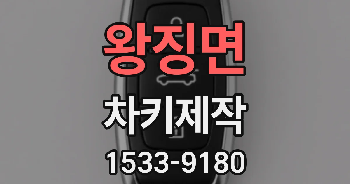 왕징면 차키제작