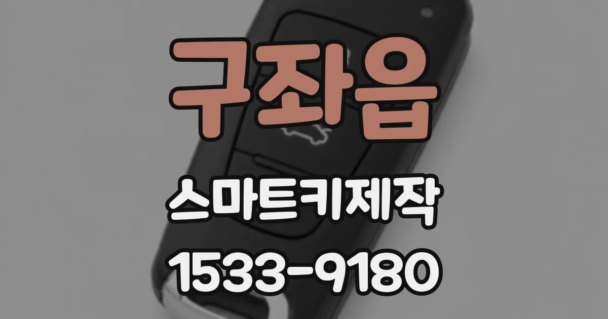 구좌읍 스마트키제작