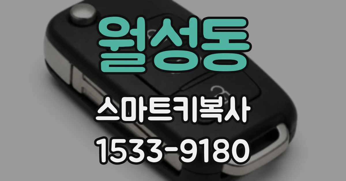 월성동 스마트키복사