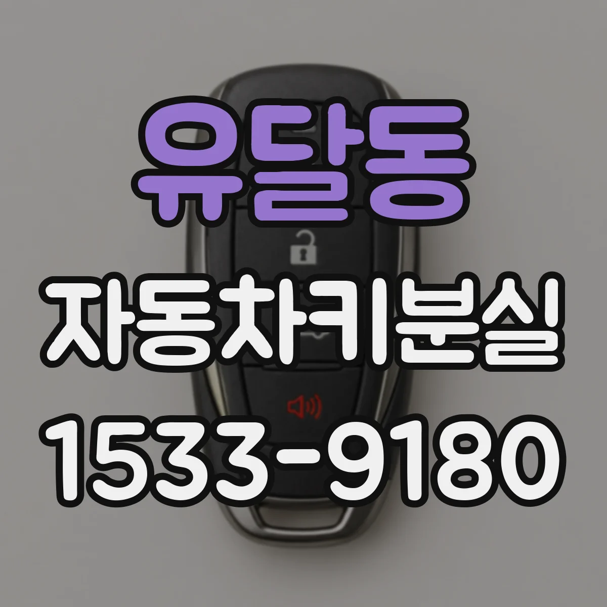 유달동 자동차키분실